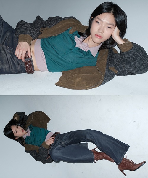 MASONPRINCE（メイソンプリンス）の「ワンポイントロゴ ダブルZIP ミリタリージャケット WT4267【MASONPRINCE】（ミリタリージャケット・メンズ・ブラウン・L/M/S/XL）」の3枚目の写真