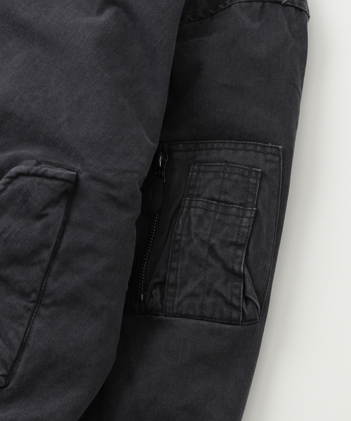 FOSTEX GARMENTS(フォステックスガーメンツ)の「【FOSTEX GARMENTS / フォステックスガーメンツ】MCD SUN-FADED COTTON PADDED BOMBE(その他アウター・メンズ・ブラック/カーキ・X-SMALL/SMALL/MEDIUM)」の6枚目の写真