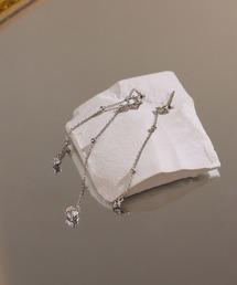 vacanza（ヴァカンザ）の「vacanza V Class(R)｜女神・オーロラ・オールシルバーアメリカンピアス（ピアス（両耳用））」