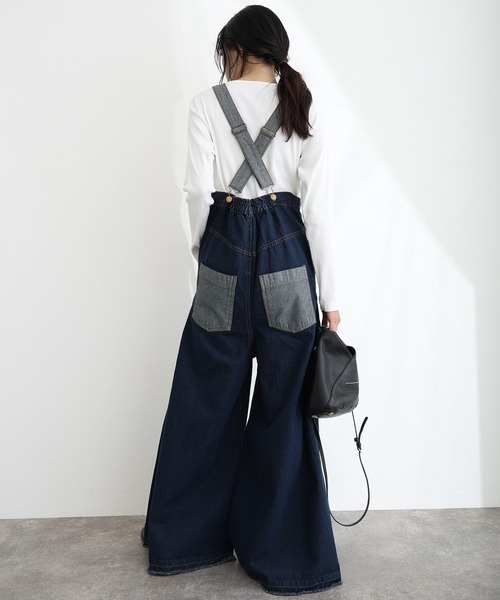 ElegChic(エレグシック)の「2×2リブボートネックニット(ニット/セーター・レディース・ベージュ/オフホワイト/杢グレー/ブラック/カーキ・M/L/XL/XXL/4L)」の20枚目の写真