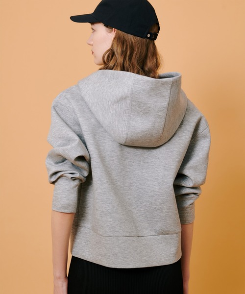 allureville(アルアバイル)の「◇ エアクッションフーディー(パーカー・レディース・グレー系その他/オフホワイト・2)」の12枚目の写真