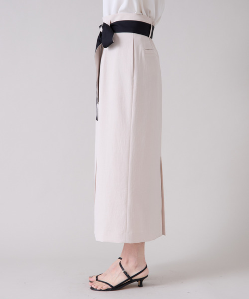 Liesse（リエス）の「ベルト付きタイトスカート（スカート・レディース・ベージュ/ネイビー・2/3）」の20枚目の写真