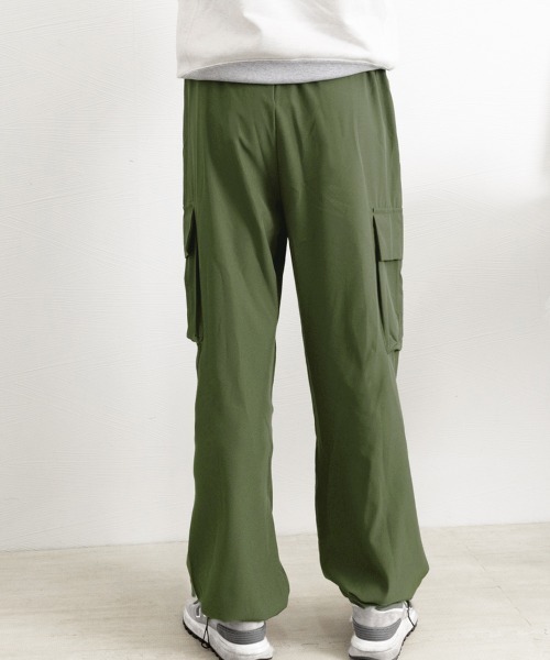 AsaAura（アサオーラ）の「カーゴパンツ メンズゆったりワイドパンツ（カーゴパンツ・メンズ・ブラック/カーキ・L/XL/2XL）」の12枚目の写真