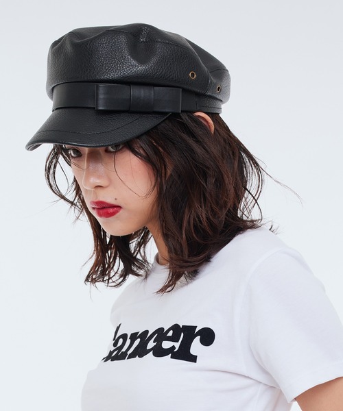 Narcissus(ナルシス)の「【Narcissus】リボンキャスケット(キャスケット・レディース・ホワイト/ブラック・FREE)」の10枚目の写真