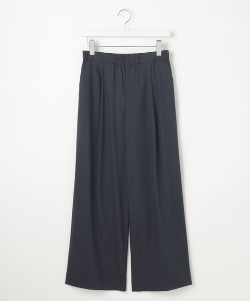 J.PRESS Ladies(J.プレス レディス)の「【洗える】セルロースリネンストレッチ タックワイドパンツ(その他パンツ・レディース・ネイビー系/グレー系/ベージュ系/ホワイト系・XXS/S/XS)」の5枚目の写真