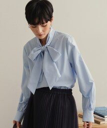 OPAQUE.CLIP | 《STORY掲載》ボウタイシャツブラウス/通勤・セレモニー対応【洗濯機洗い可】(シャツ/ブラウス)