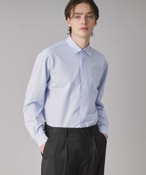 DRESSTERIOR（ドレステリア）の「46Gジャージー リラックスシャツ（シャツ/ブラウス・メンズ・ホワイト/サックスブルー・90/91/92/94）」の15枚目の写真