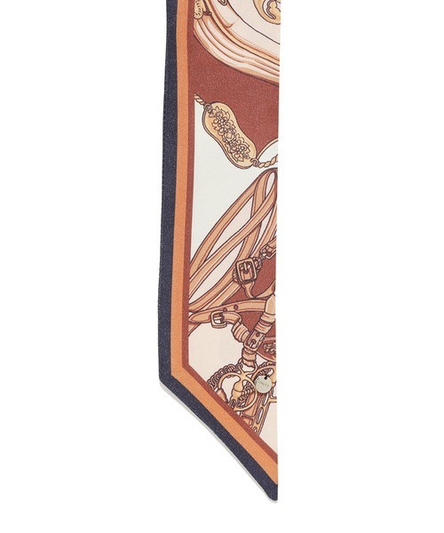 SNIDEL（スナイデル）の「タイスカーフ（その他ヘアアクセサリー・レディース・ベージュ/オレンジ/ピンクベージュ/ライトブルー・FREE）」の10枚目の写真