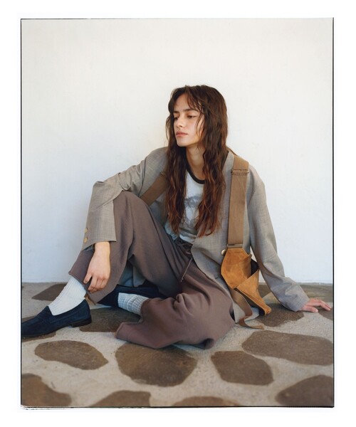 新品＊beams boy maturely ゴート スエード ノーバッグ ベスト BEAMS BOY（ビームスボーイ）の「maturely / ゴート スエード ノー