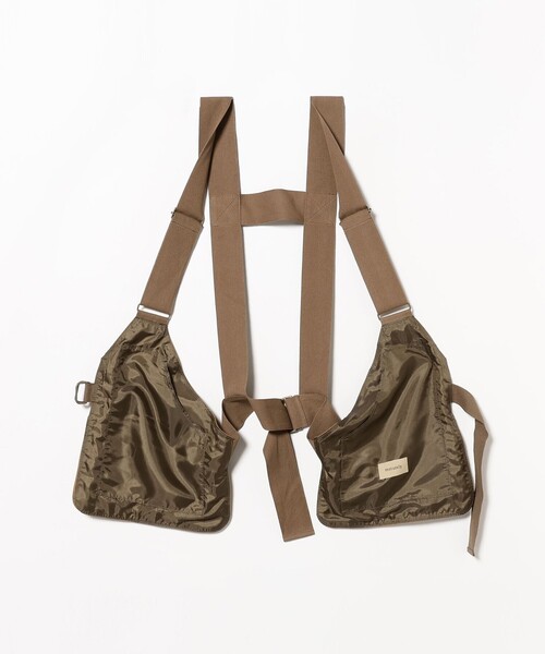 新品＊beams boy maturely ゴート スエード ノーバッグ ベスト BEAMS BOY（ビームスボーイ）の「maturely / ゴート スエード ノー