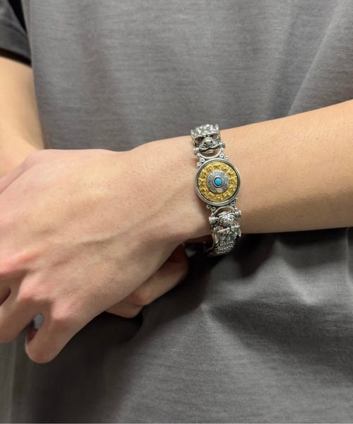 BOMBERG ブレスレット　定価4万円　ほぼ新品 セール】【B-925 SILVER】925ブレスレット b925-b408-22g
