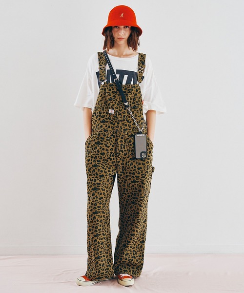 RNA（アールエヌエー）の「O0737 ベーシックオーバーオール（サロペット/オーバーオール・レディース・ダークインディゴブルー/インディゴブルー/レオパード・MEDIUM）」の3枚目の写真