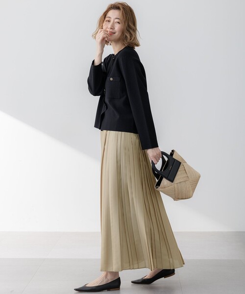 セール】【洗える】コンフォートストレッチ ニット カーディガン