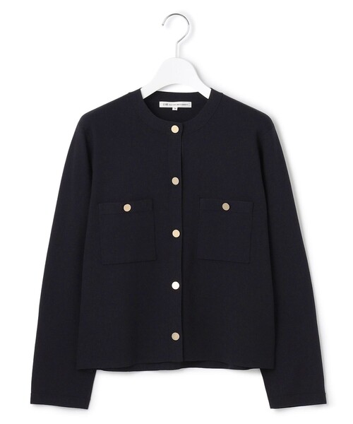 セール】【洗える】コンフォートストレッチ ニット カーディガン