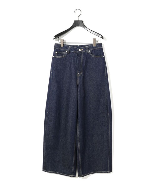 セール】MIDIUMISOLID for Ladies バレルレッグワイドデニム