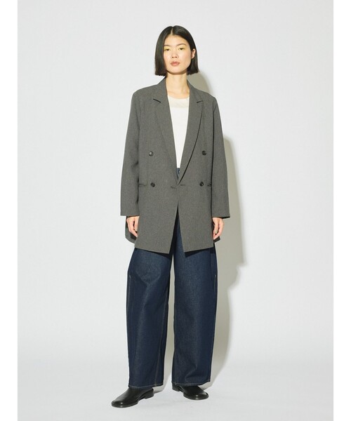 セール】MIDIUMISOLID for Ladies バレルレッグワイドデニム