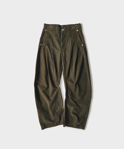 CONZ（コンズ）の「DUCK CURVED PANTS（チノパンツ・メンズ・チャコールグレー/ブラック/キャメル・1/2/3）」の4枚目の写真
