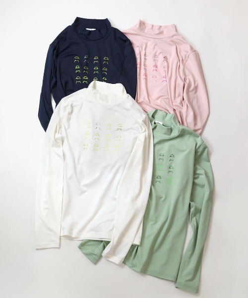 Picone CLUB(ピッコーネクラブ)の「ピコ柄ストーンプルオーバー(Tシャツ/カットソー・レディース・ピンク/ライトグリーン/ホワイト/ネイビー・S/M/L)」の14枚目の写真