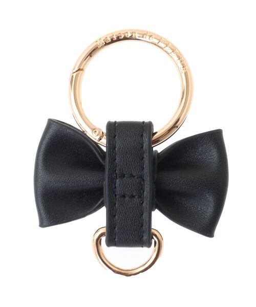 Maison de FLEUR（メゾンドフルール）の「リボンキーリング（チャーム・レディース・アイボリー/ピンク/ブラック・FREE）」の7枚目の写真