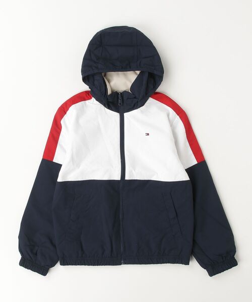 TOMMY HILFIGER（トミーヒルフィガー）の「BOYS カラーブロックリバーシブルジャケット（ブルゾン・キッズ・ネイビー/ベージュ・140cm/150cm/130cm/160cm）」の5枚目の写真