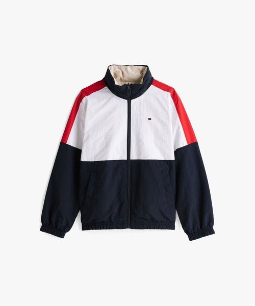 TOMMY HILFIGER（トミーヒルフィガー）の「BOYS カラーブロックリバーシブルジャケット（ブルゾン・キッズ・ネイビー/ベージュ・140cm/150cm/130cm/160cm）」の12枚目の写真