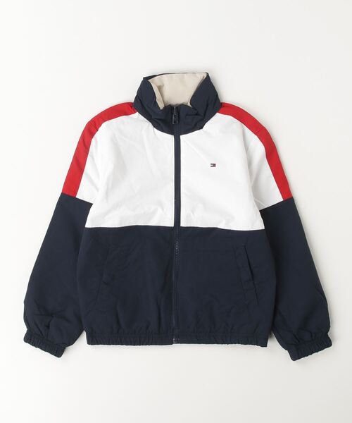 TOMMY HILFIGER（トミーヒルフィガー）の「BOYS カラーブロックリバーシブルジャケット（ブルゾン・キッズ・ネイビー/ベージュ・140cm/150cm/130cm/160cm）」の3枚目の写真