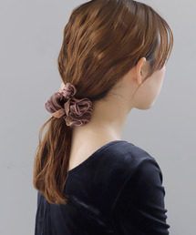 ANEMONE | リボンポイントオーガンジーシュシュ(その他ヘアアクセサリー)