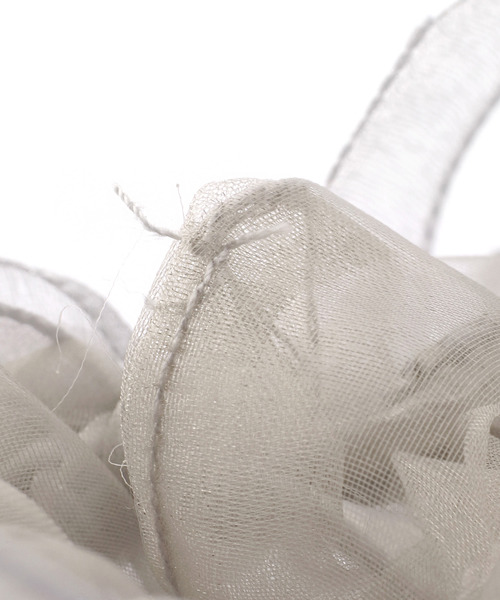 ANEMONE（アネモネ）の「リボンポイントオーガンジーシュシュ（その他ヘアアクセサリー・レディース・ピンク/ベージュ/ブルー・FREE）」の8枚目の写真