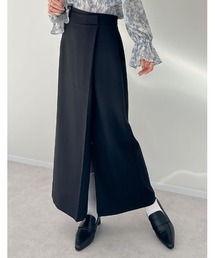 Re:EDIT（リエディ）の「[低身長サイズ有][スリットファスナー付き]2WAYストレッチミックスツイルナロースカート（スカート）」