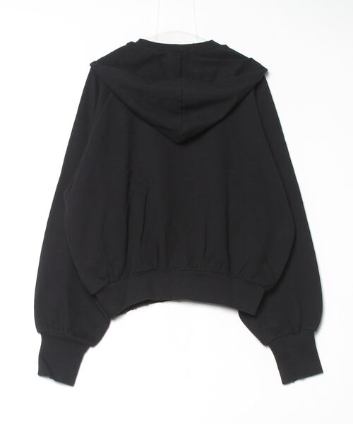 ROSE BUD（ローズバッド）の「(CREOLME)フーデッドダメージスウェット（パーカー・レディース・ブラック/グレー・ONE SIZE）」の3枚目の写真
