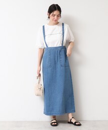 ジーンズ スカート サスペンダー スカート」に該当するスカート