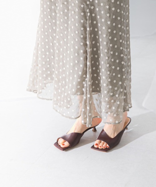 URBAN RESEARCH ROSSO WOMEN（アーバンリサーチ　ロッソ）の「フラワー刺繍スカート（スカート・レディース・モカ/ブラック・FREE）」の20枚目の写真