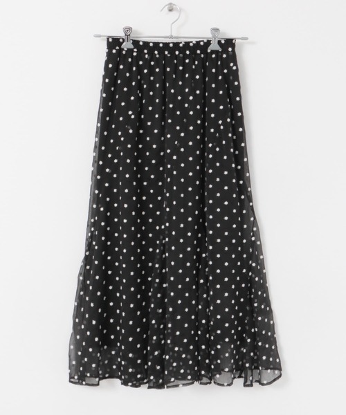 URBAN RESEARCH ROSSO WOMEN（アーバンリサーチ　ロッソ）の「フラワー刺繍スカート（スカート・レディース・モカ/ブラック・FREE）」の17枚目の写真