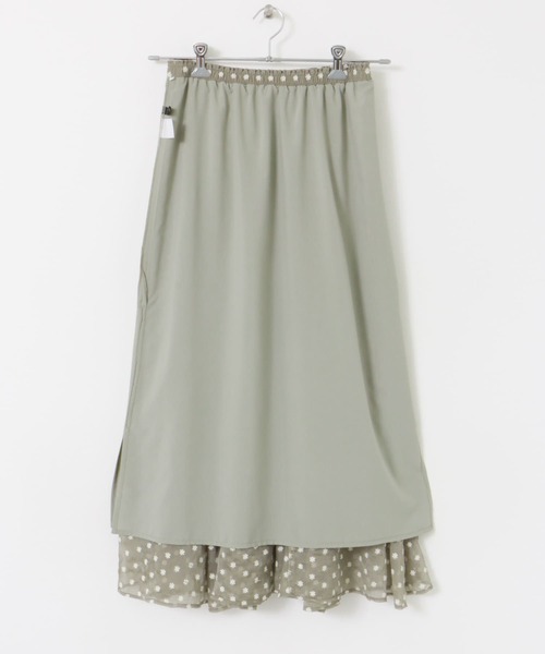 URBAN RESEARCH ROSSO WOMEN（アーバンリサーチ　ロッソ）の「フラワー刺繍スカート（スカート・レディース・モカ/ブラック・FREE）」の14枚目の写真