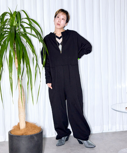 MASU(エムエーエスユー)の「MASU REVERSED ARGYLE SWEATER M25K6KN003:ニット(ニット/セーター・レディース・ブラック・48)」の2枚目の写真