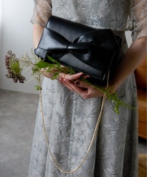 &Robu. | フロントリボンバッグ オケージョン 結婚式 お呼ばれ パーティ(ショルダーバッグ)