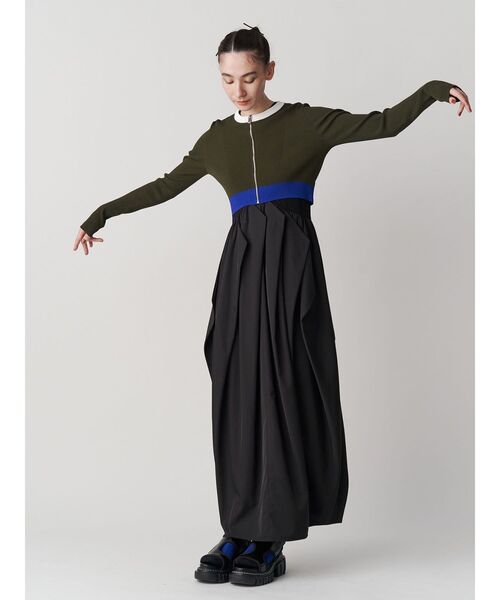 un3d ショート カーディガン UN3D. カーディガン UN3D./アンスリード/COLOR BLOCK SHEER SHORT CD