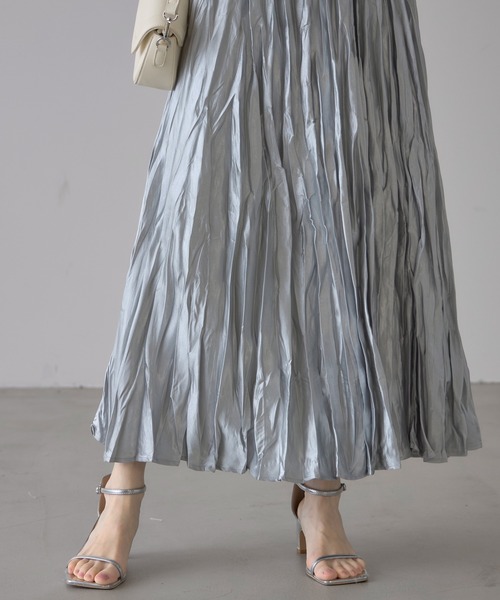 ZOZO限定】シワ加工プリーツスカート（スカート）｜&. NOSTALGIA