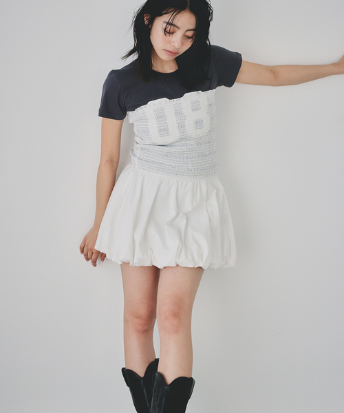 Spick &amp; Span - 美品▲2021▲Spick &amp; Span // ワッフルミニワンピース グレー 0365170710001689735458_m.jpg