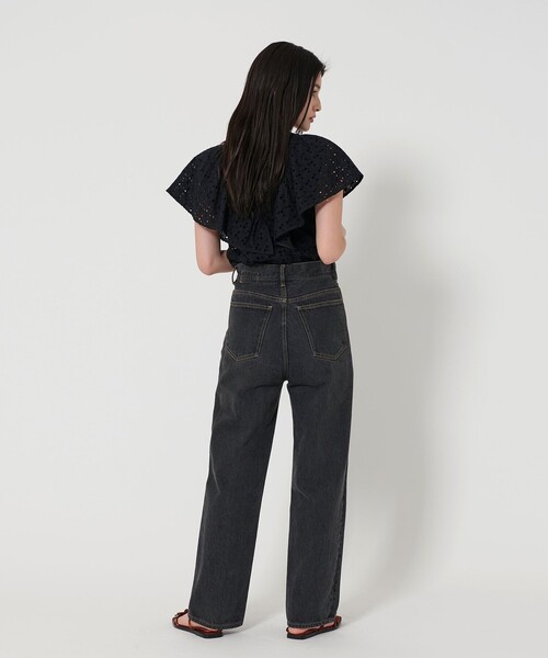 EMMEL REFINES(エメルリファインズ)の「<EMMEL REFINES>EM フリル レース ブラウス(シャツ/ブラウス・レディース・ブラック/ホワイト/ケリーグリーン・FREE)」の11枚目の写真