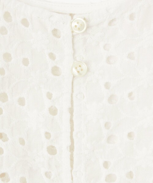 EMMEL REFINES(エメルリファインズ)の「<EMMEL REFINES>EM フリル レース ブラウス(シャツ/ブラウス・レディース・ブラック/ホワイト/ケリーグリーン・FREE)」の13枚目の写真