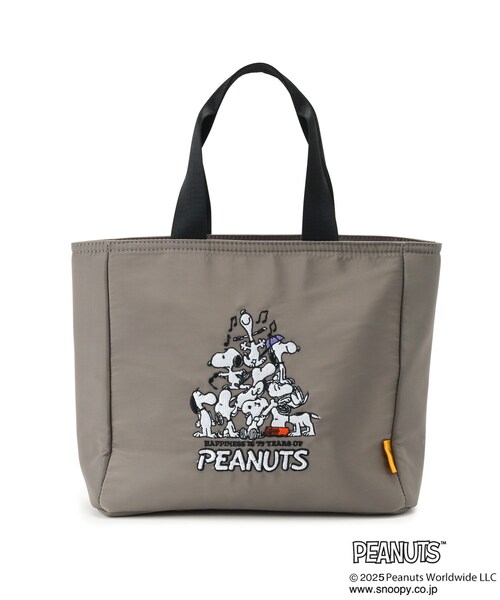 PEANUTS75th】ナイロン刺繍トート（トートバッグ）｜PEANUTS