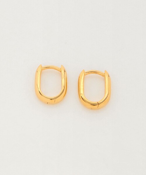 【MISSOMA】リッジ・ハギーズ ゴールド ピアス MISSOMA＞OVATE HUGGIES/ピアス（ピアス（両耳用））｜Steven