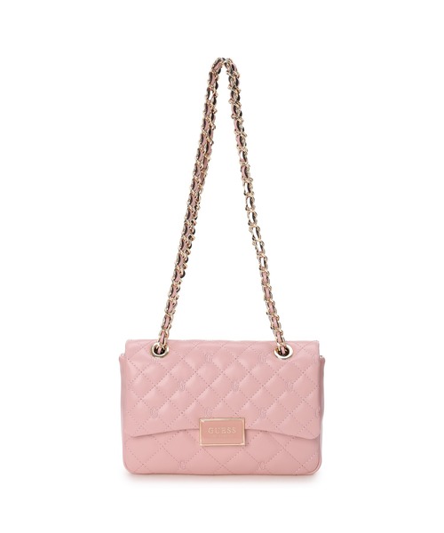 GUESS ピンク ショルダーバッグ・ミニポーチ付きGUESS保存袋新品・未使用 ab-359300.jpg
