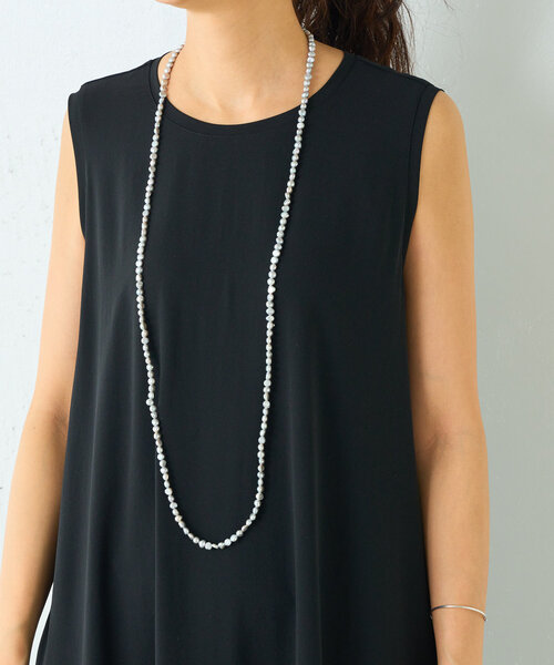 BEARDSLEY(ビアズリー)の「《2.718》パールロングネックレス(ネックレス・レディース・シルバー・FREE)」の6枚目の写真
