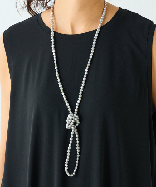BEARDSLEY(ビアズリー)の「《2.718》パールロングネックレス(ネックレス・レディース・シルバー・FREE)」の8枚目の写真