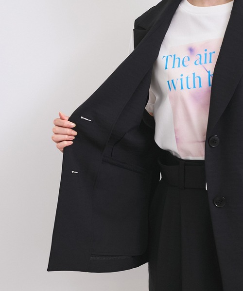 VIS（ビス）の「【セットアップ対応】サイド深スリットジレベスト（ベスト・レディース・ブラック/グリーン系その他2・FREE）」の21枚目の写真