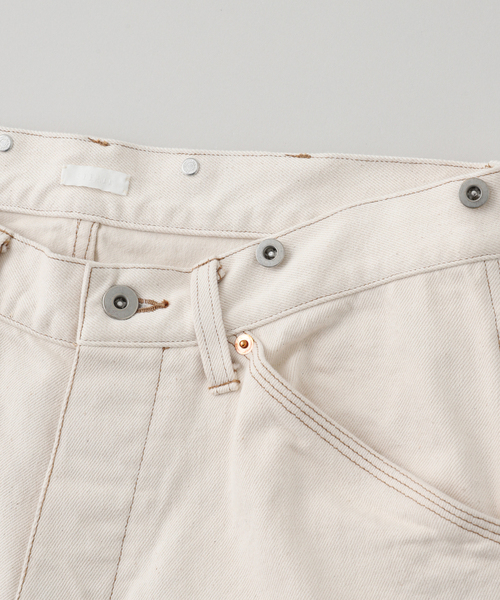 SEEALL(シーオール)の「SEEALL 88 PANTS OFF WHITE SAU41/ CI782/ WHITE(デニムパンツ・メンズ・ホワイト系その他・2)」の3枚目の写真