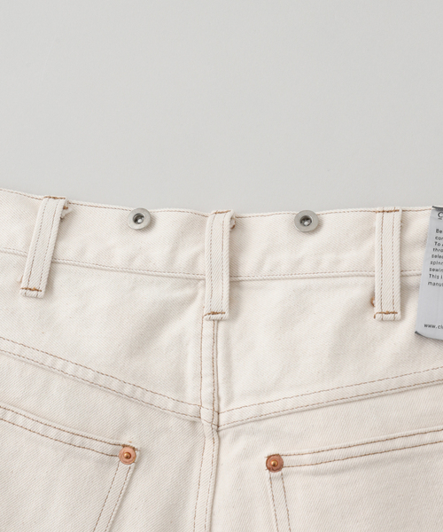 SEEALL(シーオール)の「SEEALL 88 PANTS OFF WHITE SAU41/ CI782/ WHITE(デニムパンツ・メンズ・ホワイト系その他・2)」の4枚目の写真