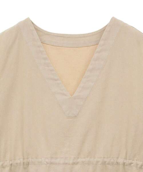 Green Parks(グリーンパークス)の「ピグメントドロストベスト(ベスト・レディース・チャコールグレー/ライトベージュ・FREE)」の20枚目の写真